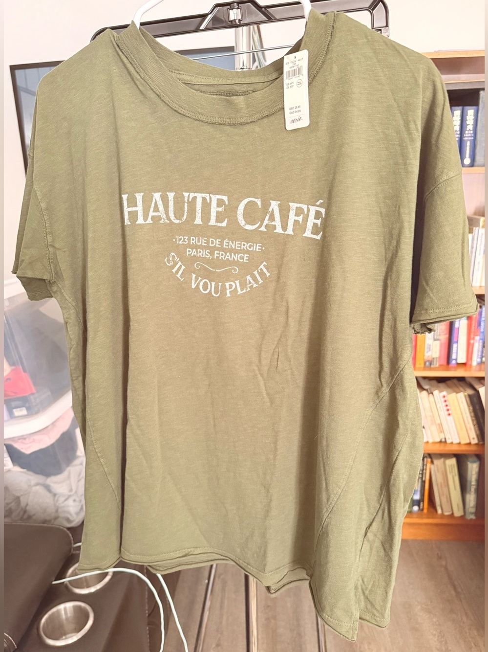 Aerie Graphic 'Haute Café' T-Shirt